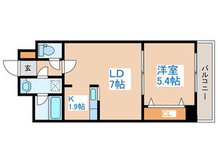 シティアベニュ－南３条の物件間取画像